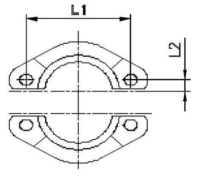 Комплект скоб AFS6 1/2 (2шт.)