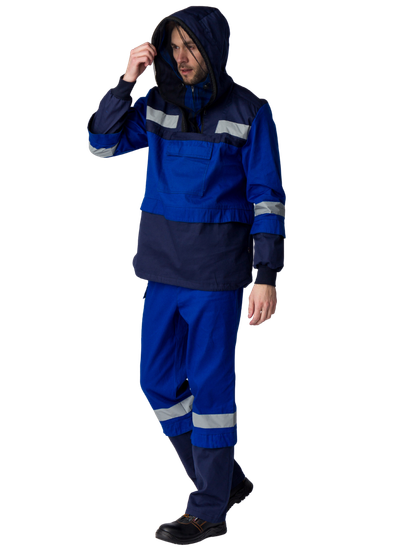 Костюм противоэнцефалитный-антигнус "Импульс" брюки (т.синий/васильковый)