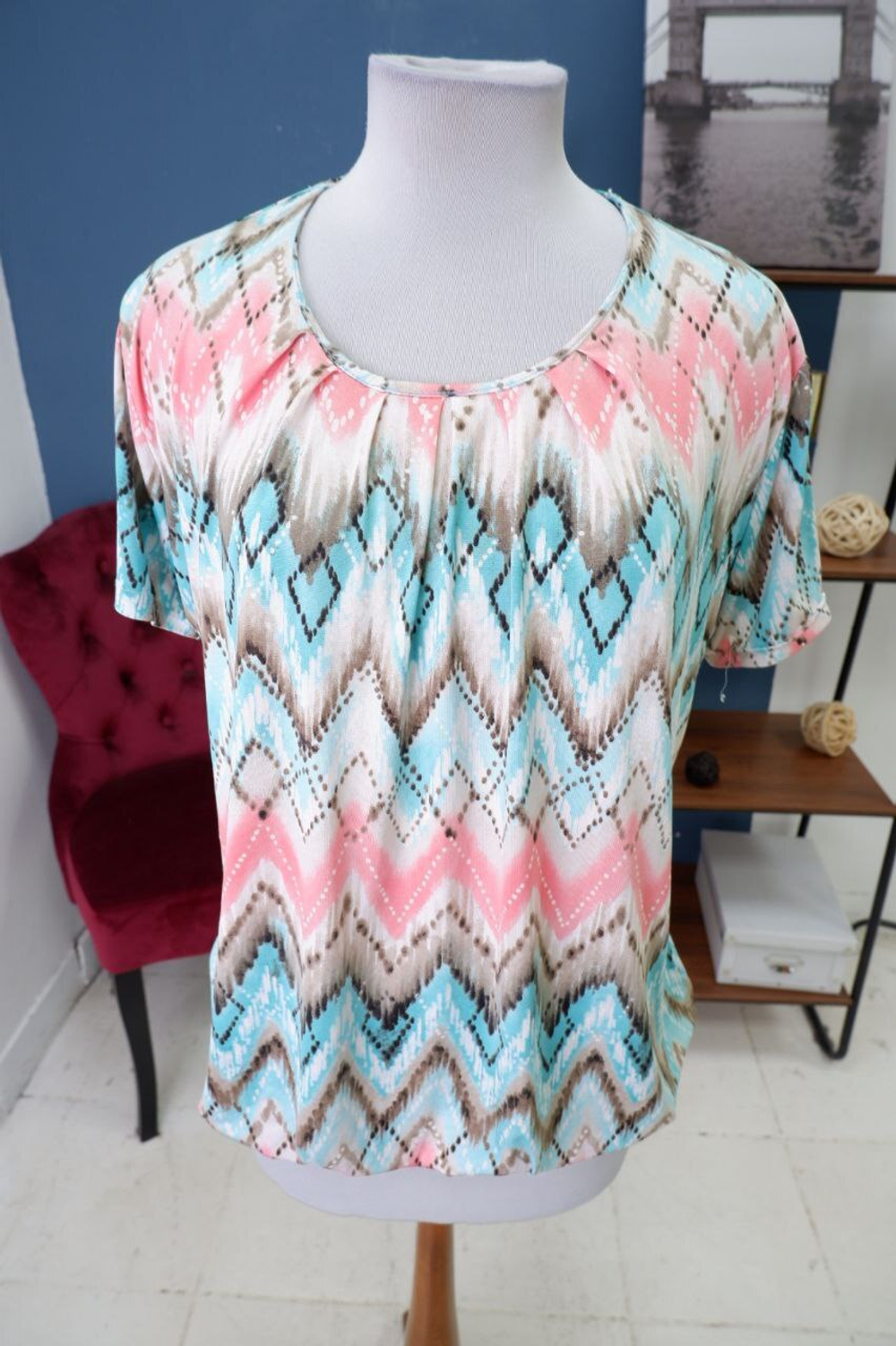 Блузка Band' a part с принтом 42 размер