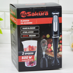 Блендерный набор SA-6248MW 600Вт DC мотор венчик стакан