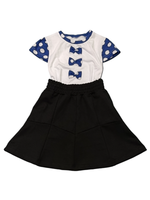 105692-1 Юбка детская 8-клинка кулирка с лайкрой черный (64-122/128)