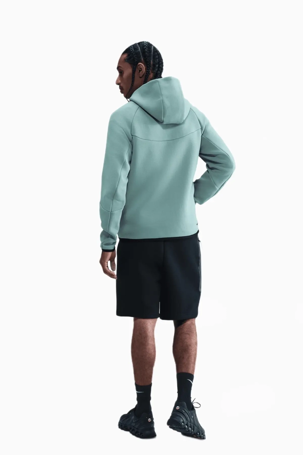 Кофта Nike Sportswear Tech Fleece Windrunner - бирюзовый
