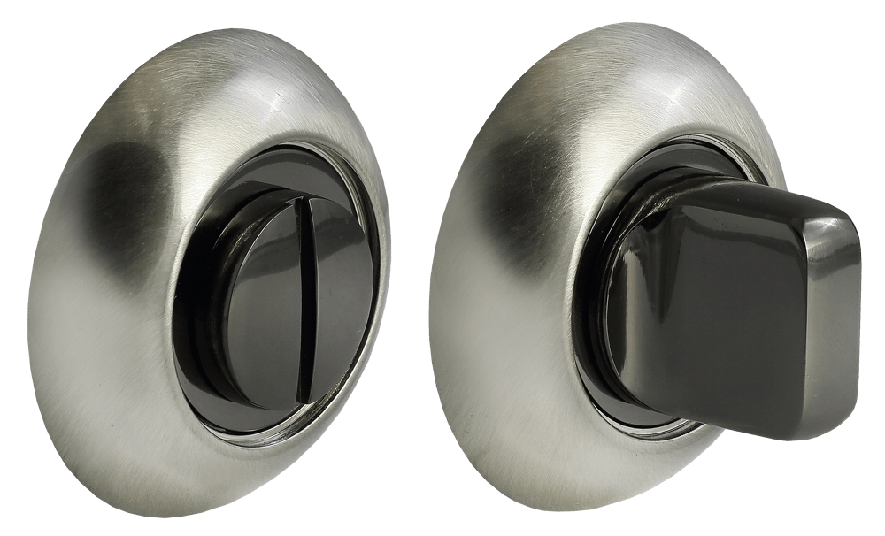 Завертка сантехническая MORELLI MH-WC SN/BN Цвет - Белый никель/черный никель