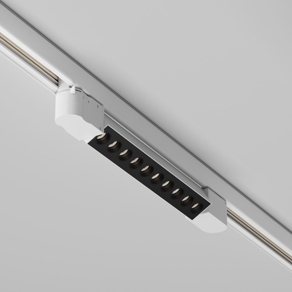 Трехфазный трековый светодиодный светильник Maytoni Points TR195-3-10W4K-M-W