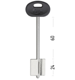 Заготовка сувальдного ключа 14396 MET22DP