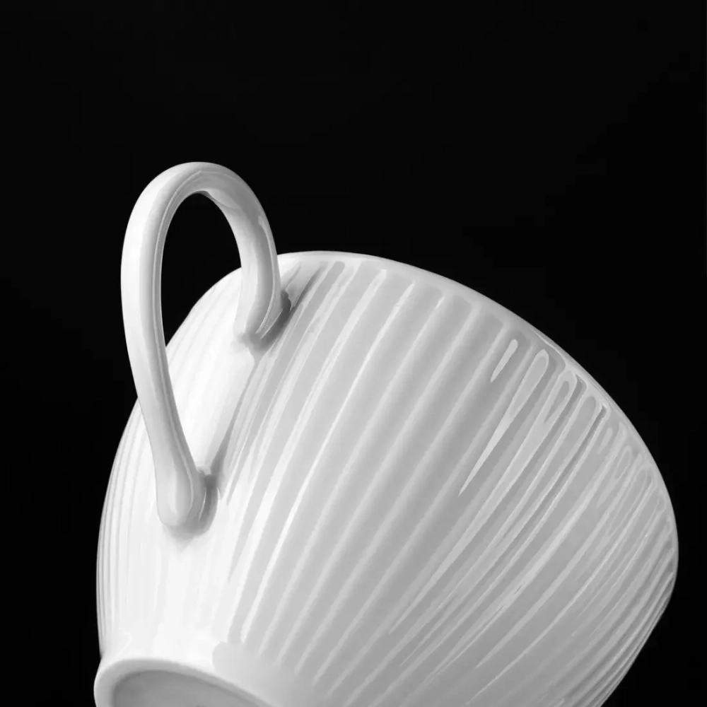 Сервиз чайный 14 предметов на 6 персон Pillivuyt Plisse-Toulouse