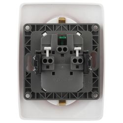 Розетка ЭРА Серия 12 12-2106-01 двойная с заземлением 2X2P+E Schuko 16A-250В IP20 белый