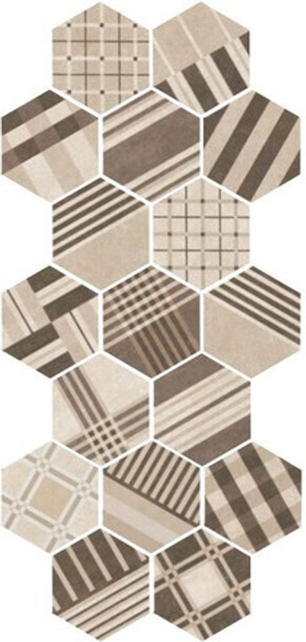 Equipe Hexatile Cement Cement Geo Sand 17.5x20