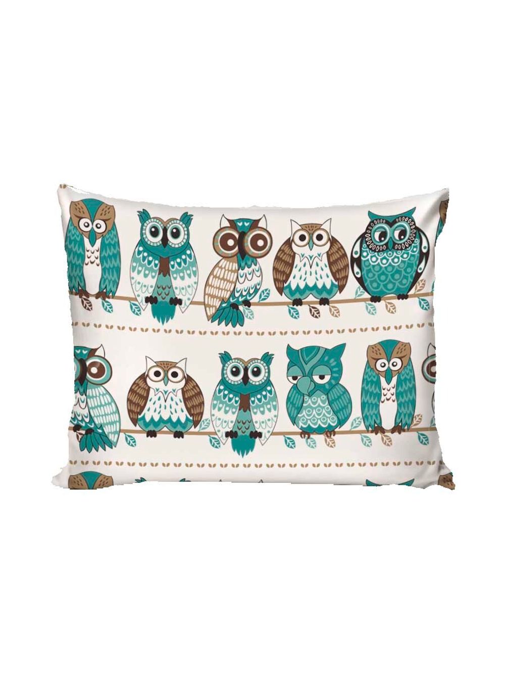 Постельное белье перкаль Сказка "Совенок" 1,5-сп Наволочка 50х70 см 1 шт Простынь на резинке 90x200 см Пододеяльник 145x215 см