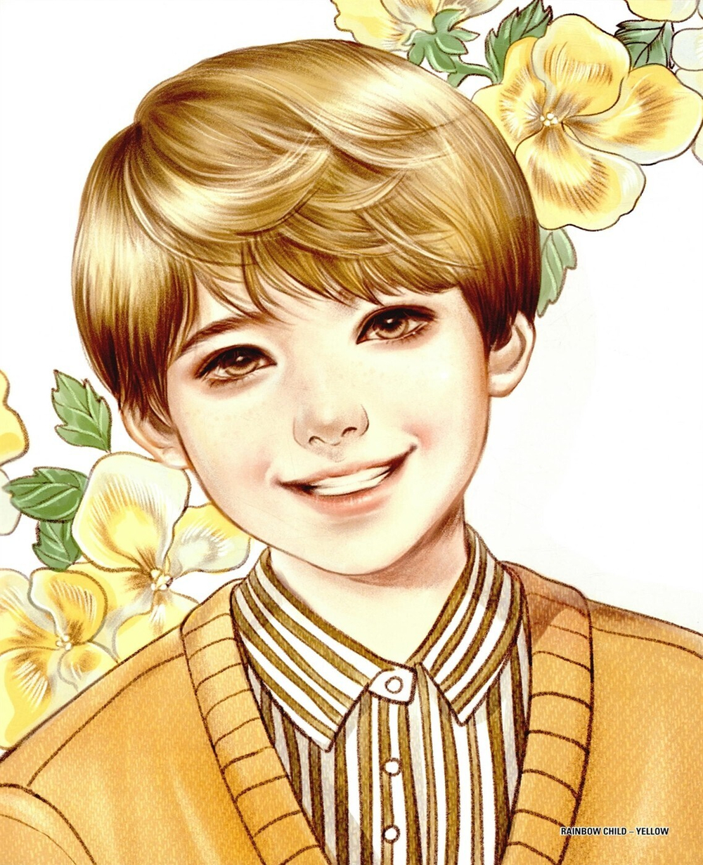 Boy's Love Letter. Coloring Book