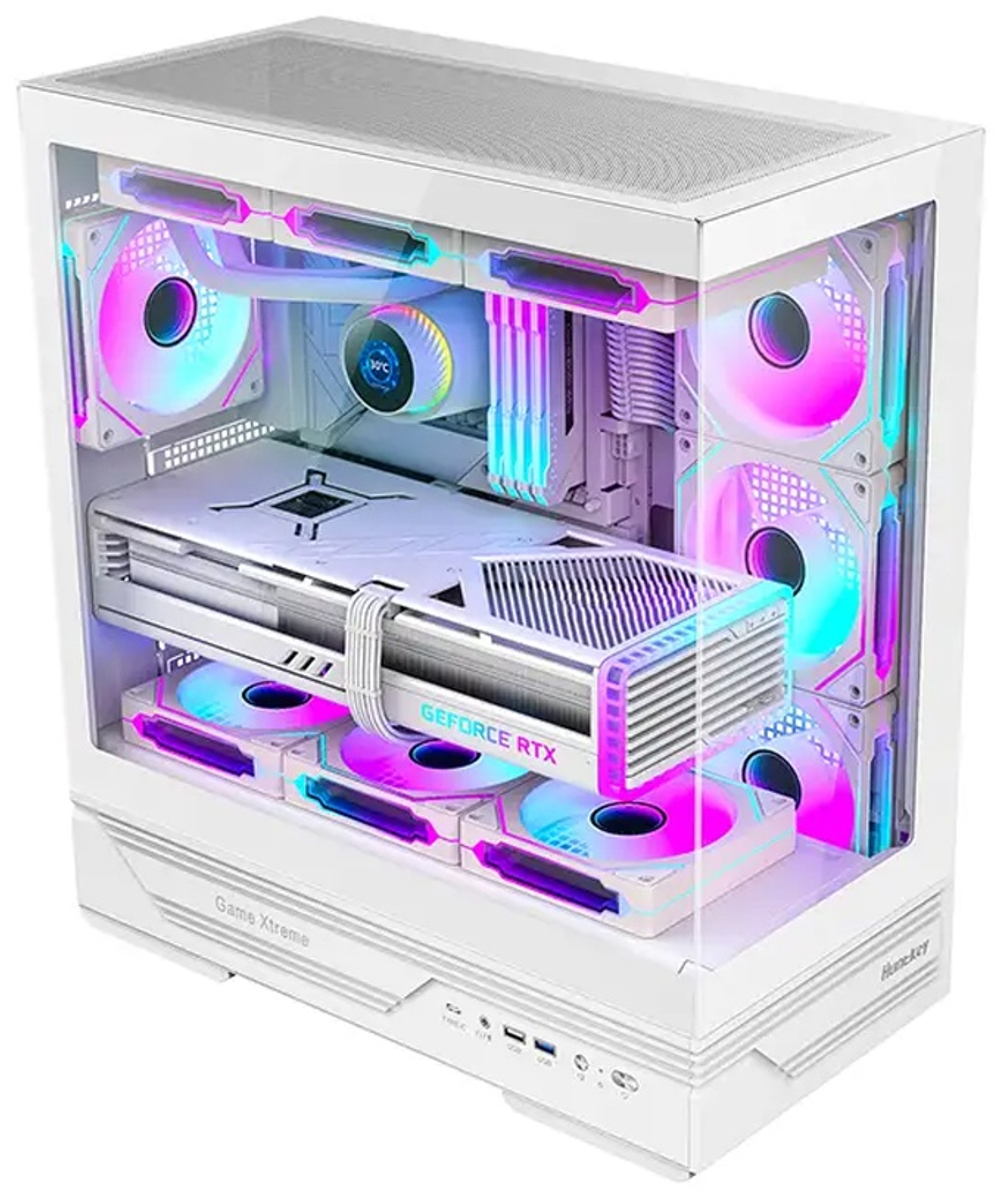 Корпус HuntKey GX760A Fortune белый