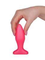 Розовая анальная пробка - 11,5 см. (Цвет: розовый)