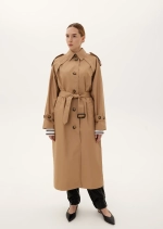 Плащ, бежевый