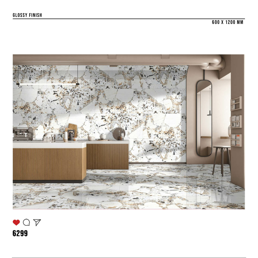 Керамогранит glossy №3 60х120, 6299