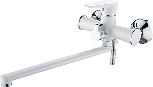 СМЕСИТЕЛЬ Д/ВАННЫ С ДЛИН.ИЗЛИВОМ CASELA 36CLW 52236W БЕЛЫЙ