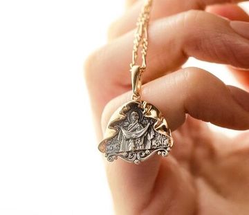 Подвеска. Под покровом Богородицы.