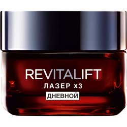 L'ORÉAL PARIS Дневной антивозрастной крем против морщин для лица Revitalift Лазер х3, 50 мл