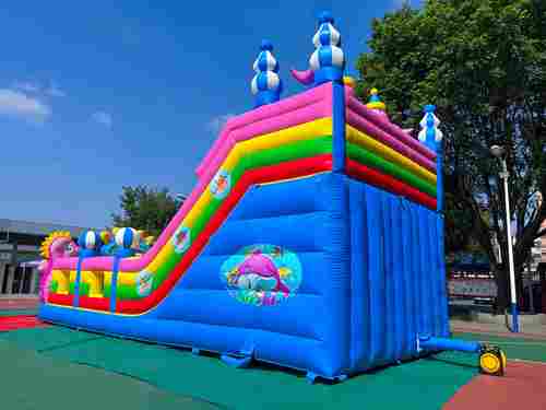 Коммерческий надувной батут «В гостях у дельфинов 2», 10*5*5 м