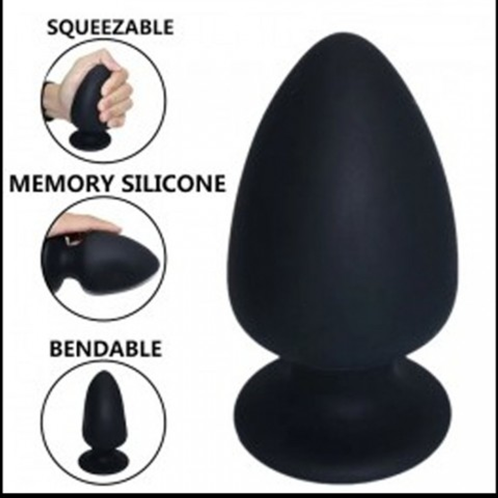 Анальный плаг SILEXD MODEL 1, черный XS (8х3,1 см)