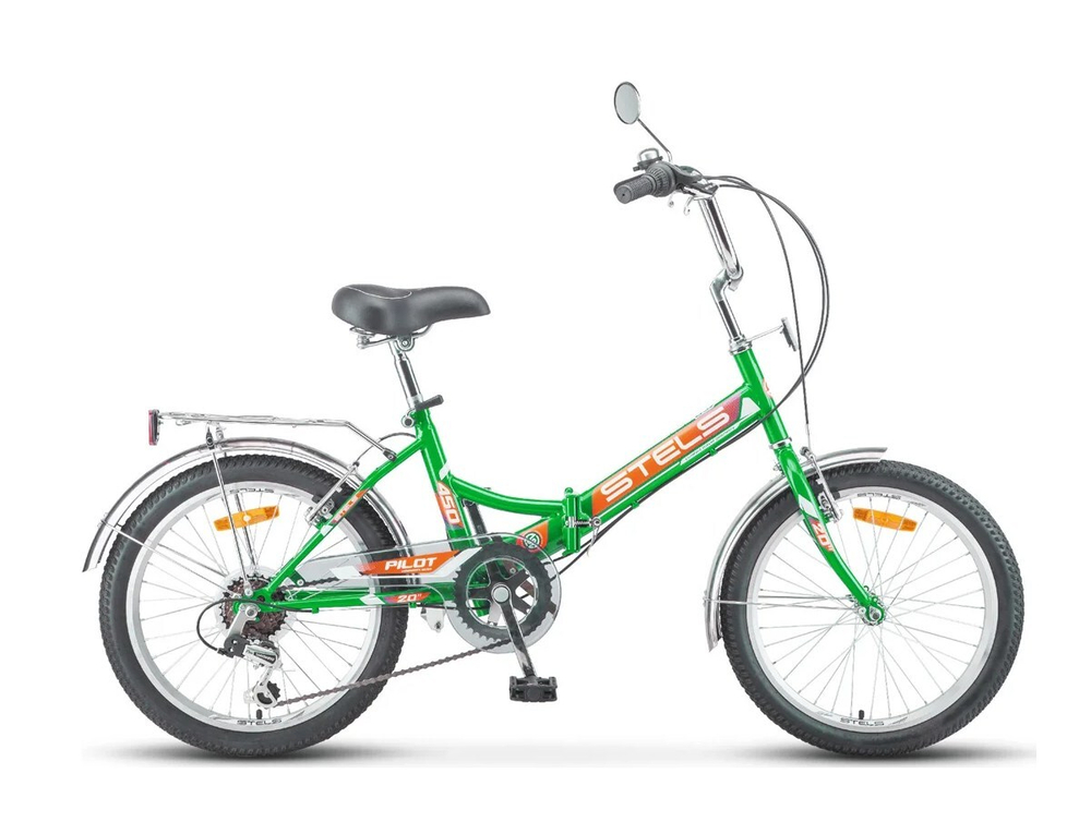Велосипед Складной Stels Pilot 450,20" ,рама 13.5,цвет зелёный