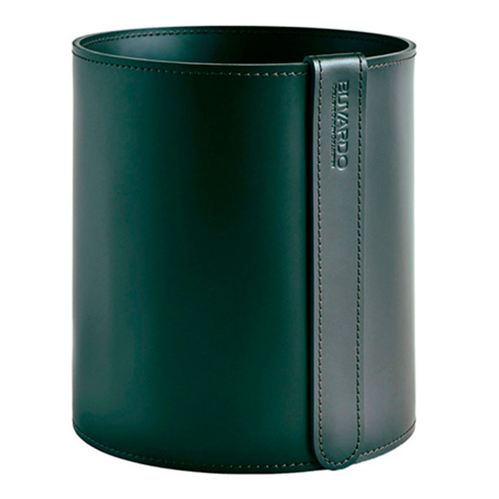 Корзина для бумаг 18 литров из кожи Cuoietto с металлической вставкой 320*270 (BBCMet) 3