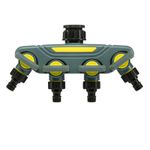 Разветвитель 4-канальный на кран 1/2"-3/4" Профи ЧЕТЫРЕ СЕЗОНА