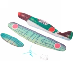 Самолет метательный «Скорость звука» 17*18 см, флайбэк, микс