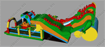 Большая и высокая горка "Змей Горыныч 3" 23*10*10 м
