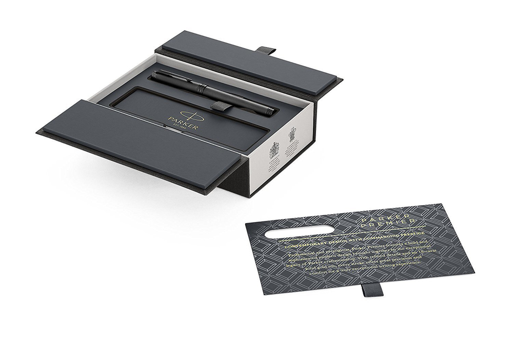 Ручка-роллер Parker Premier Monochrome Black стержень: Fblack