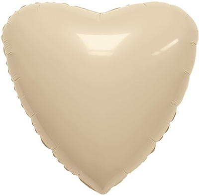 Шар фольга Сердце, Мистик, Тон, Сатин 18"/45см с гелием