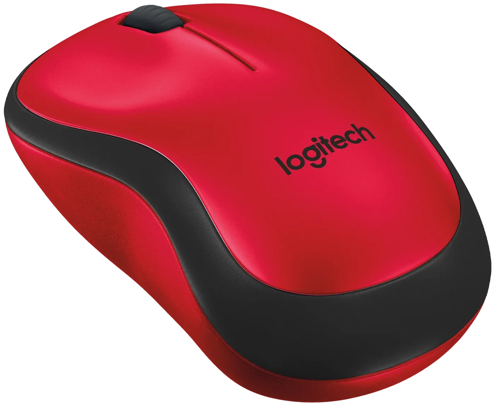 Беспроводная мышь Logitech M220 Silent, красный