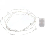 Гирлянда для дома «Звездочка» на батарейках 2,0 м 20 ламп LED, 1 реж., IP-20, Теплый белый