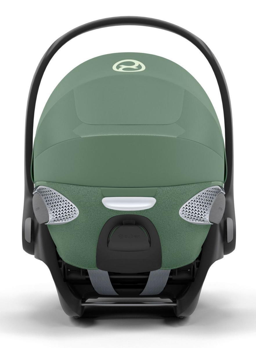 Коляска 3 в 1 Cybex Priam IV Rosegold complete и автокресло Cloud T i-Size Leaf Green Plus Off White