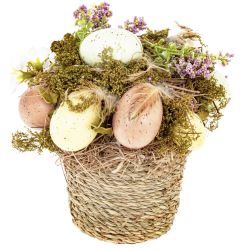 GAEM Цветочная композиция "Пасхальная", L15 W15 H16 см