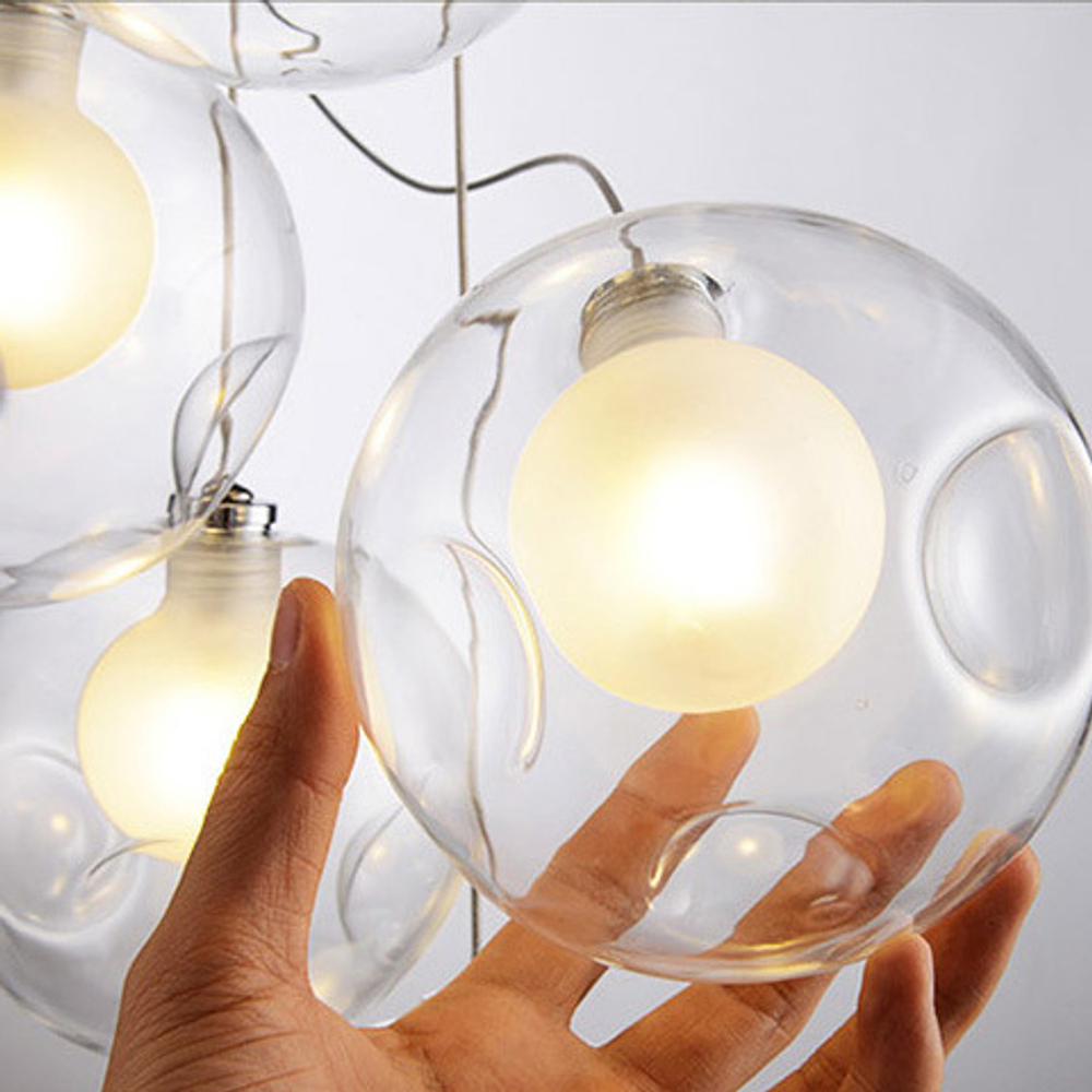 Pendant design lamp  28.16 by Bocci (Clear)
