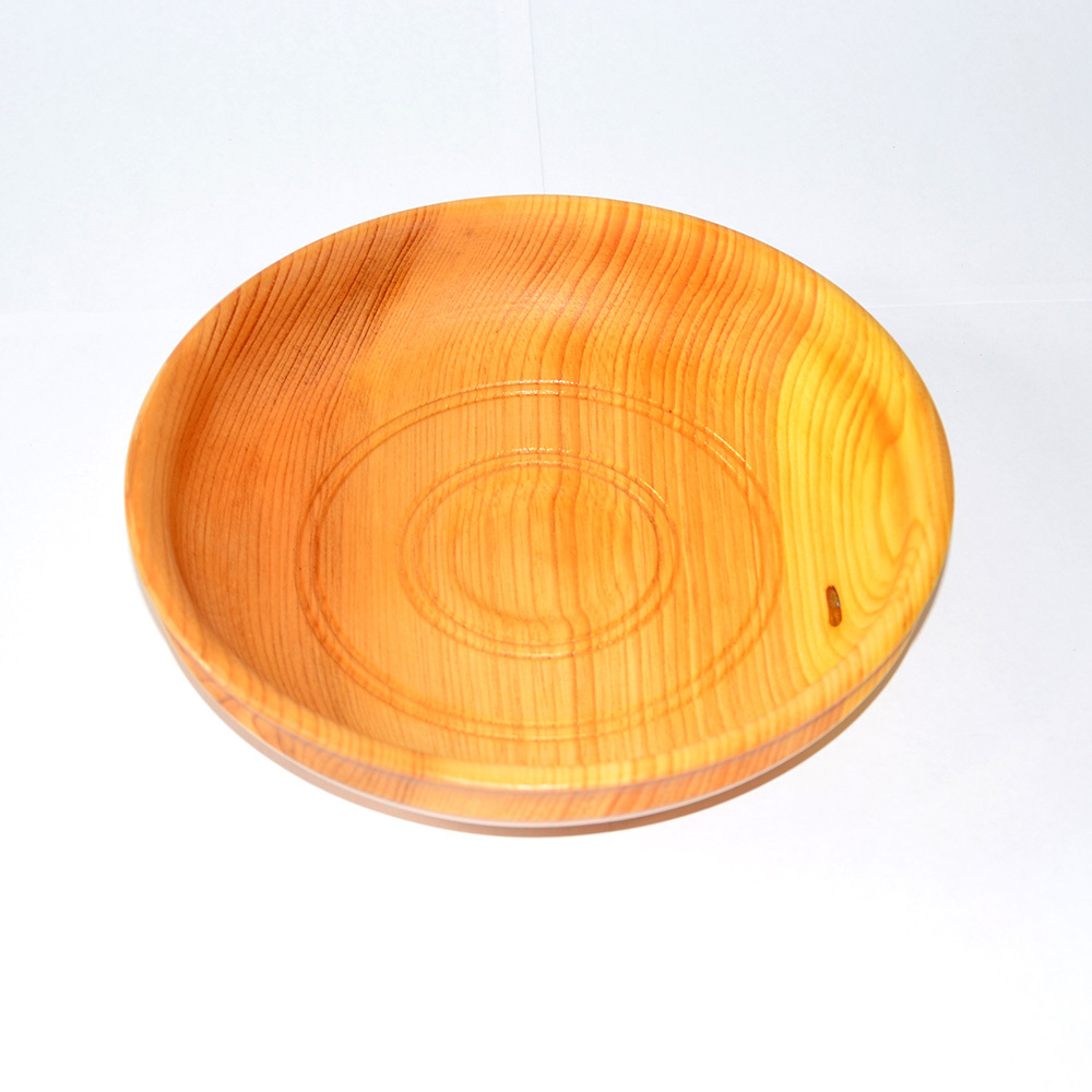 Деревянная тарелка Art of Siberia блюдо из сибирского кедра 210 мм. t17