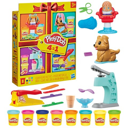 Hasbro G3476 — Набор с пластилином Play-Doh 4 в 1 четыре мини-набора G3476