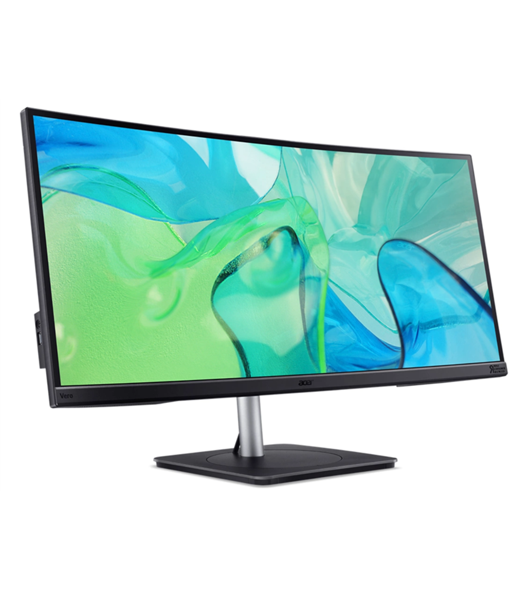 34'' ACER Vero CB343CURbemiiphuzx, ZeroFrame,Curved 3800R Black,21:9,IPS,3440x1440,4ms,300cd,60Hz,2xHDMI(2.0)+1xDP(1.2)+1xType-C(90W)+Audio out+USB3.2x2(Gen2)+USB 3.2x1(Gen1)+USB-B(2up 3down)