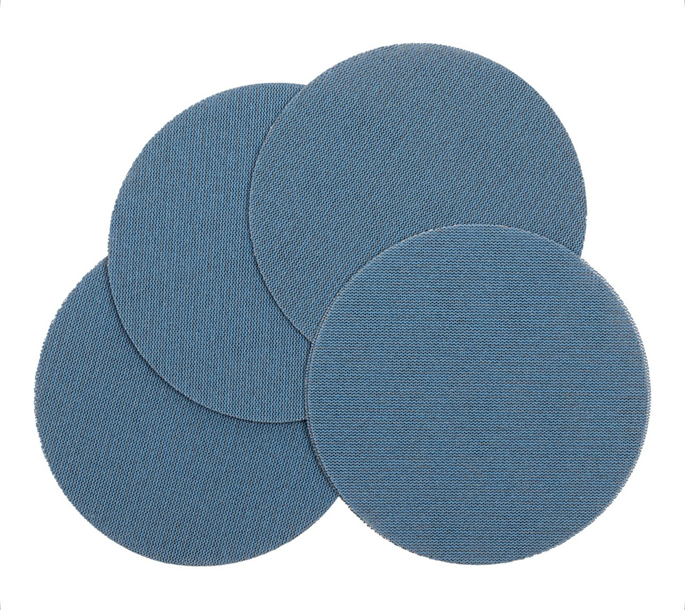 Круг шлифовальный сетка DLT GrandFlex BLUE-NET CERAMIC, P180, 150 мм, 10шт, (керамика), арт.3034