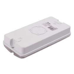 ULW-K25A 6W-4000K IP65 WHITE Светильник светодиодный влагозащищенный. Белый свет 4000K. 660Лм. Размер 220x105x50мм. Корпус белый. ТМ Uniel