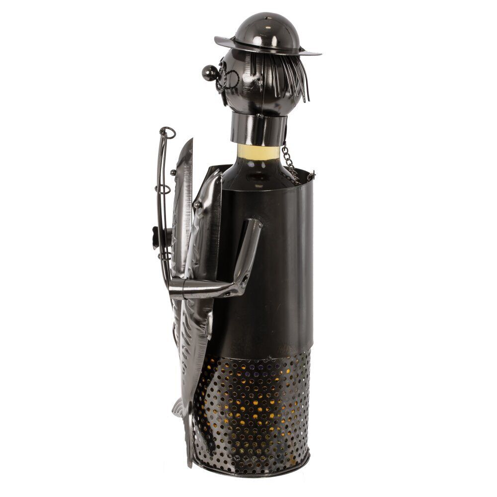 GAEM Подставка для бутылки "Рыбак", L16 W11 H21 см