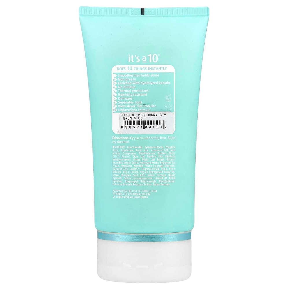 It's a 10, Miracle Blow Dry Styling Balm®, 148 мл (5 жидк. унц.)
