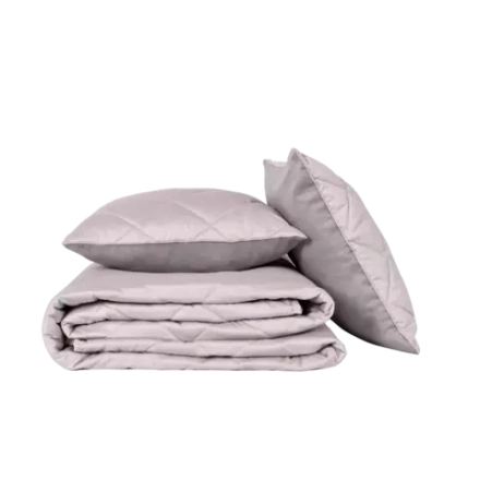 Покрывало + 2 наволочки BuyColor Песок/Роза