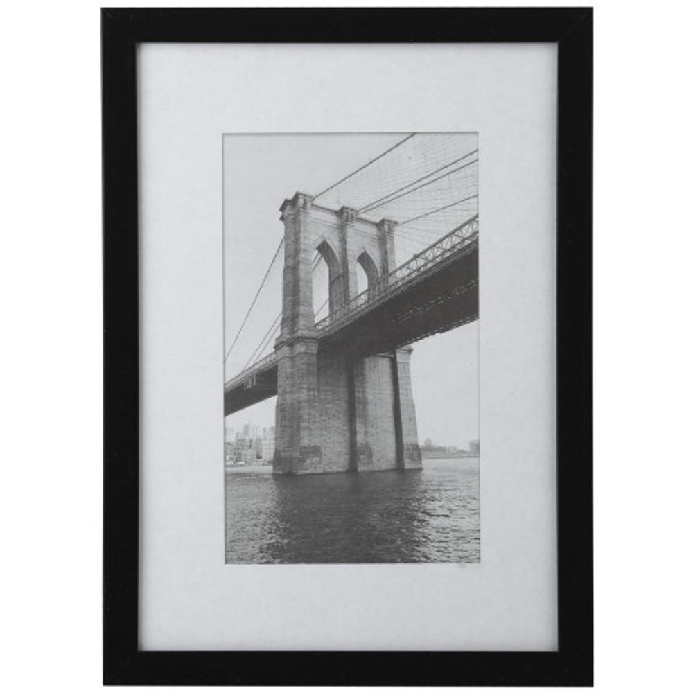 Фоторамка Image Art 501 21х30 пластиковая со стеклом чёрная