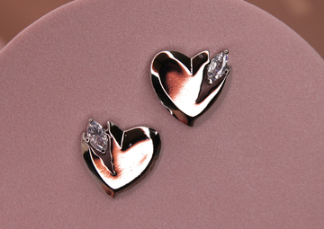 Швензы сердца 20 мм с камнем