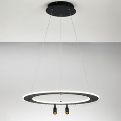 740467 Люстра DIVE LED 90W 4900LM G ЧЕРНЫЙ 3000-6000К