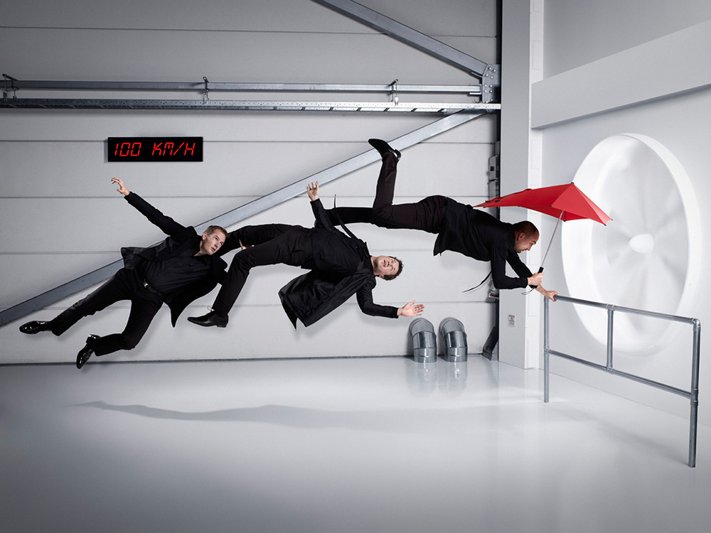 Зонт-трость senz°  xxl pure black