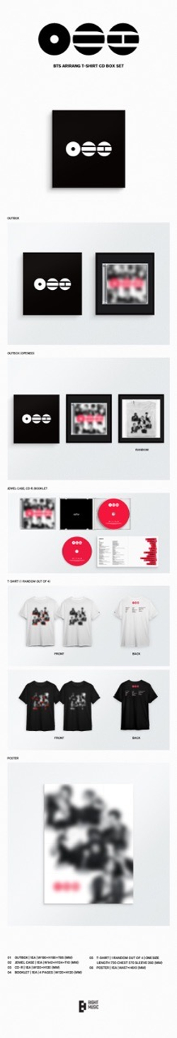 Альбом BTS - ARIRANG (T-shirt CD Box Set)