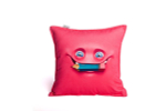 Подушка декоративная "Smile" розовая
