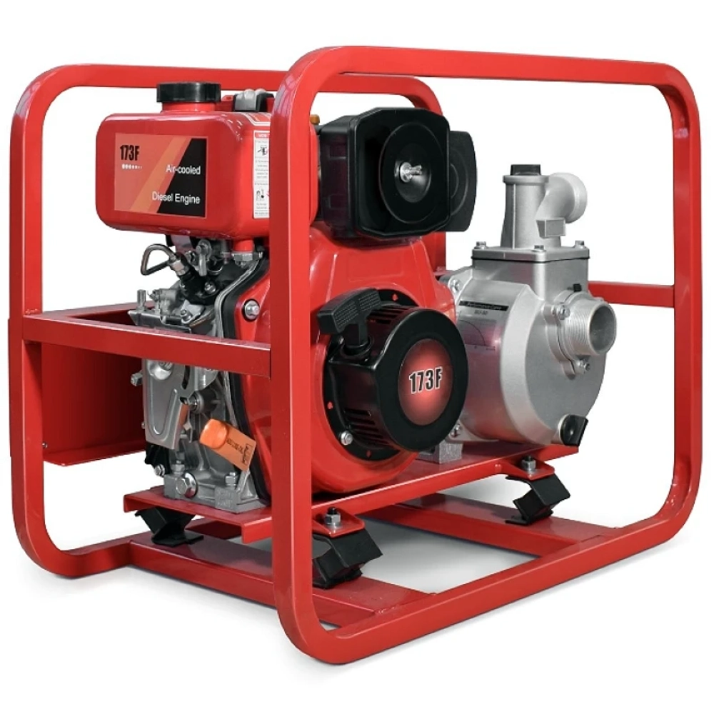 REDVOLT МП500Д мотопомпа дизельная 6.1 л.с, 420 л/мин, диаметр 50 мм, MPD500B